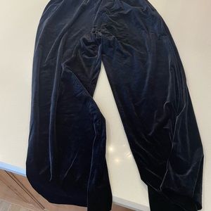 Velvet pants and top